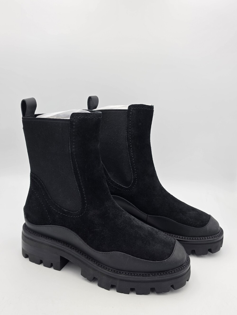 NWOT Kate Spade New York London Cheslea Boots, Black Suede, 7B